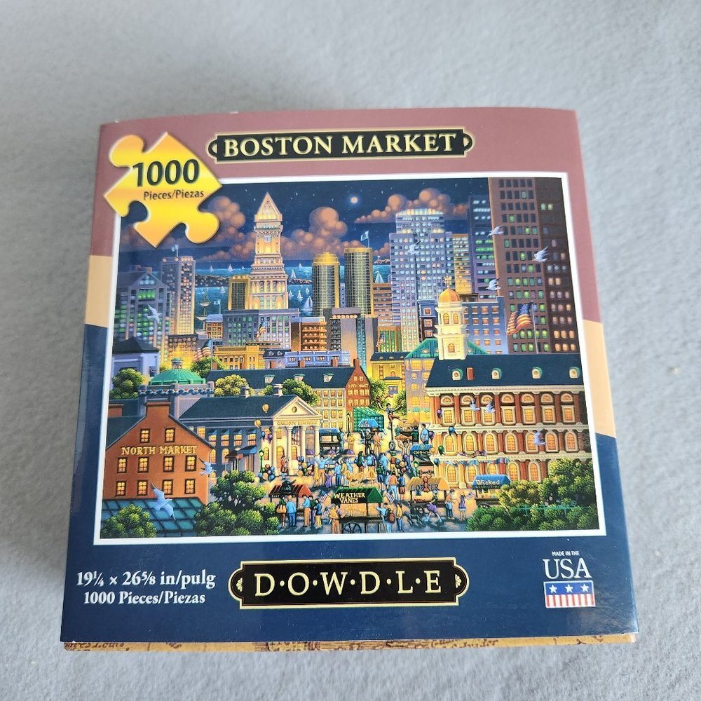 Dowdle 1000 Piece Puzzle Jigsaw Boston Market